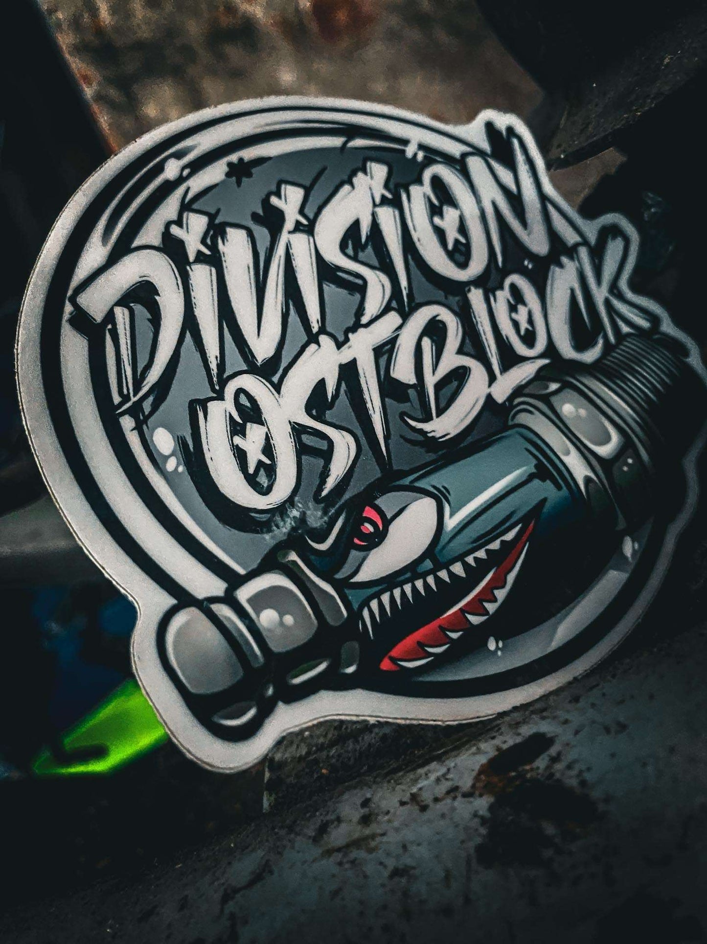 Division Ostblock Zündkerze Sticker