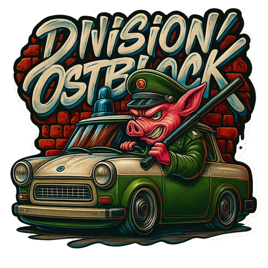 DIVISION OSTBLOCK – Knüppel-Edition (4-Sticker-Pack)