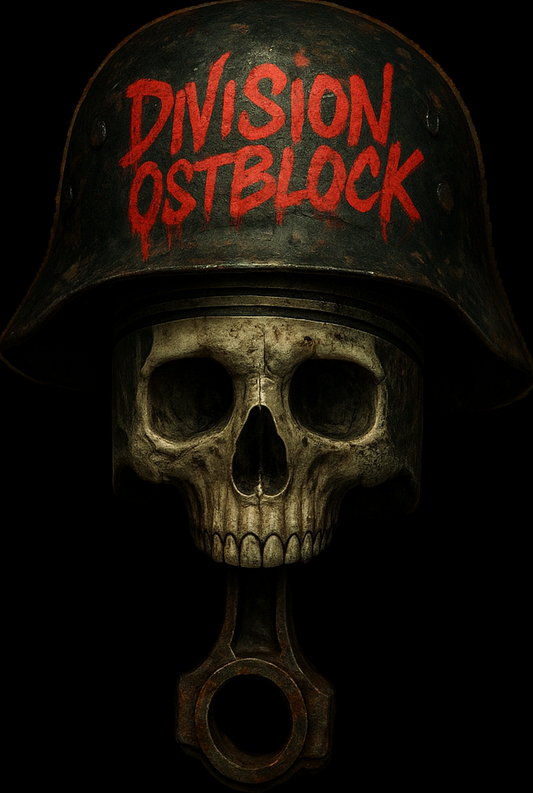 Division Ostblock Sticker – Helm & Totenkopf