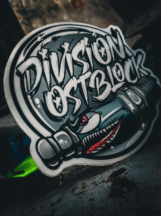 Division Ostblock Zündkerze Sticker
